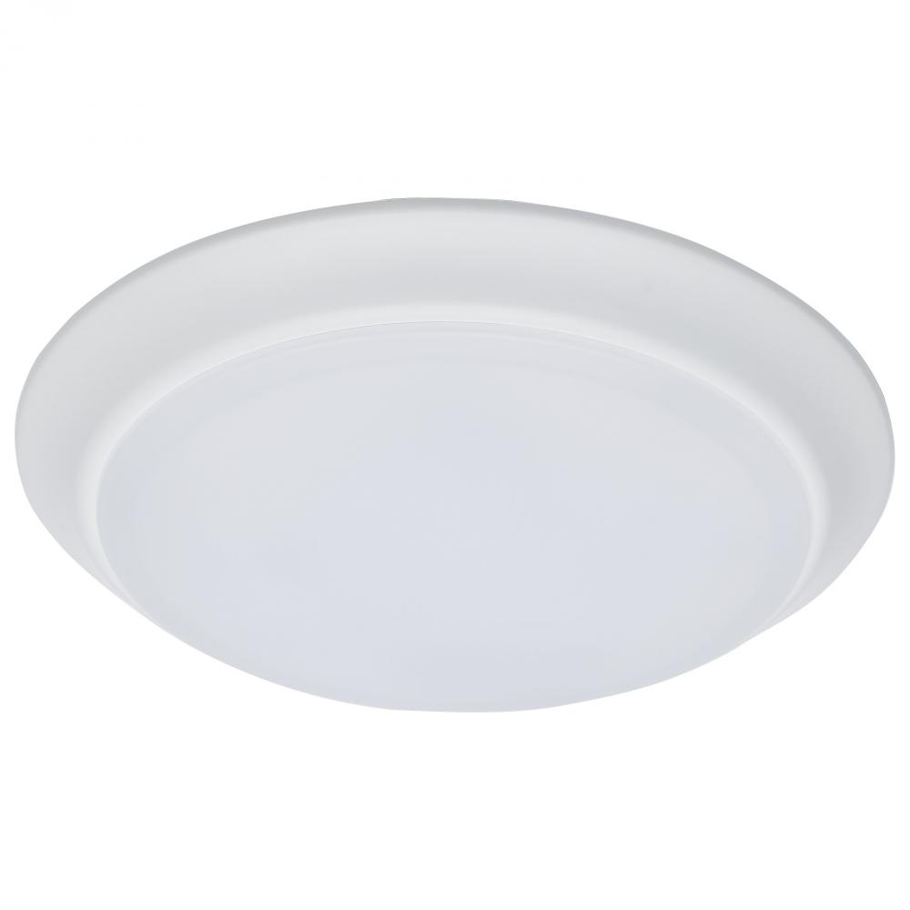 10 inch; LED Disk Light; 6 Unit Contractor Pack; 5-CCT Selectable 27K/3K/35K/4K/5K; White Finish