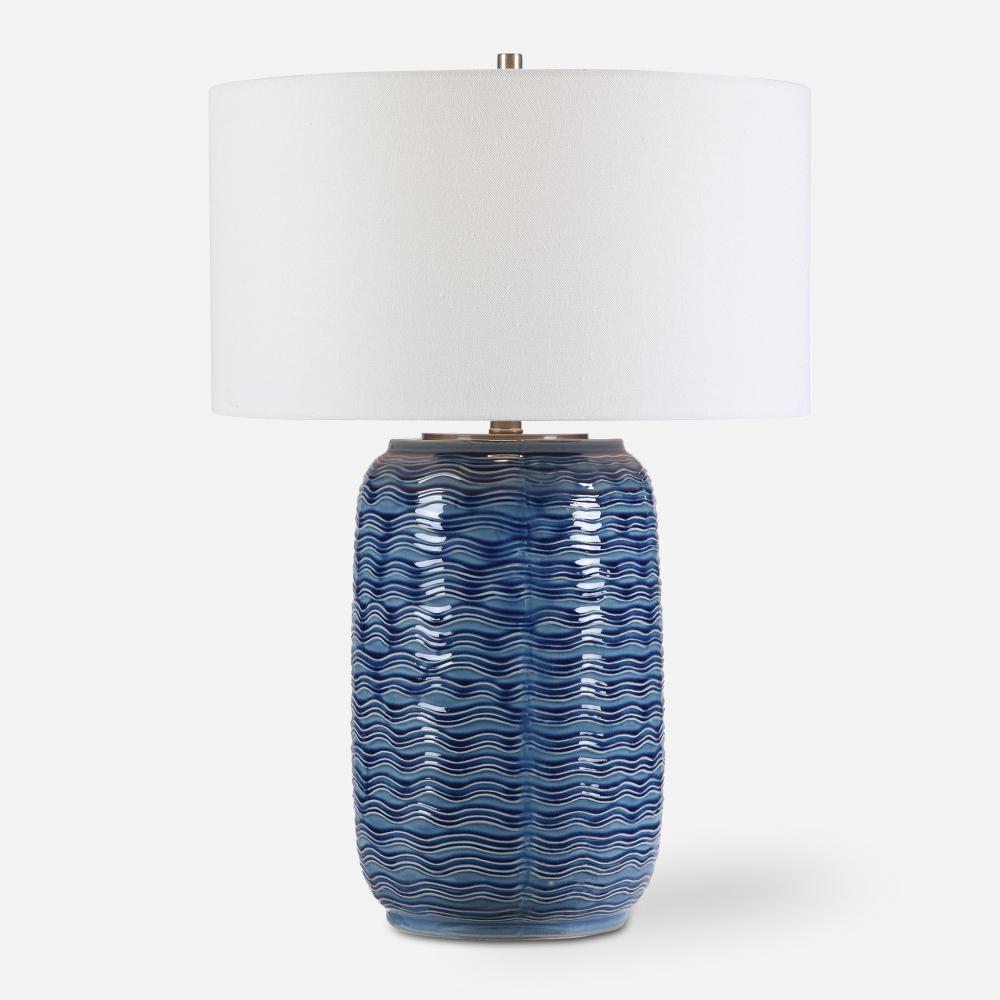 Uttermost Sedna Blue Table Lamp