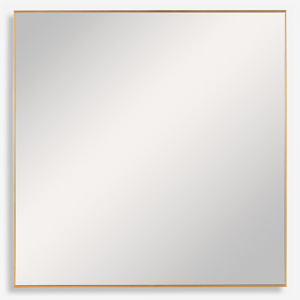 Alexo Gold Square Mirror