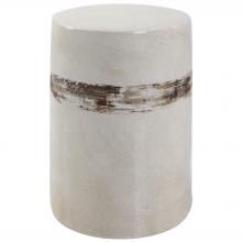 Uttermost 25287 - Comanche White Ceramic Garden Stool