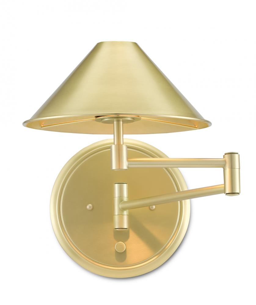 Seton Brass Swing-Arm Wall Sco